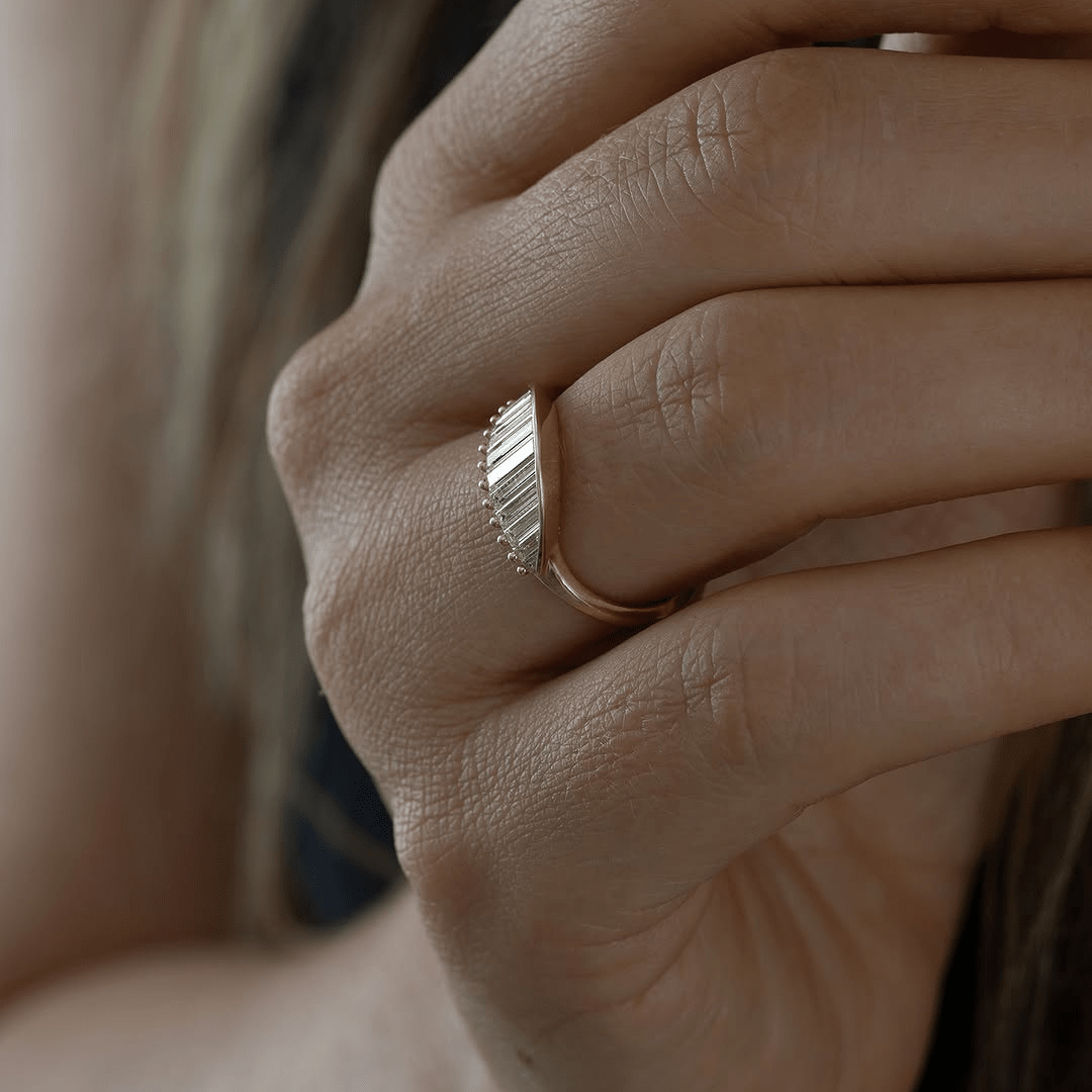 3 CT Baguette Cut Moissanite Anniversary Band, Classic Elegance Unique Wedding Anniversary Gift - Kazara Diam
