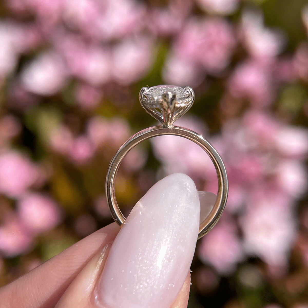 2.5 CT Marquise Moissanite 3 MM Band Engagement Wedding Anniversary Ring - Kazara Diam