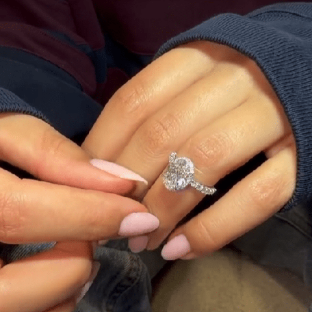 2.5 CT Oval Cut Moissanite Engagement Ring Halo Wedding Anniversary Design - Kazara Diam