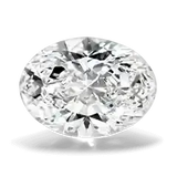 Oval cut diamond